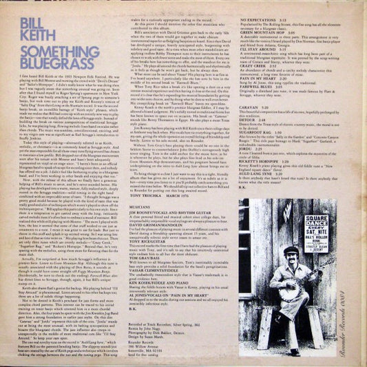 Bill Keith : Something Auld, Something Newgrass, Something Borrowed, Something Bluegrass (LP, Album)