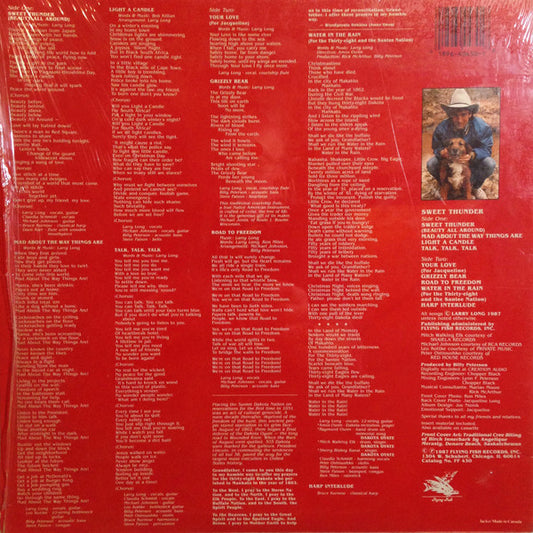 Larry Long : Sweet Thunder (LP, Album)