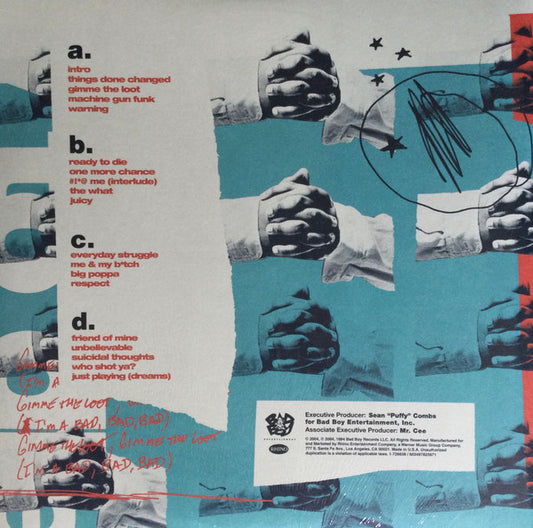 The Notorious B.I.G.* : Ready To Die (LP, Blu + LP, Ora + Album, Ltd, RE, 30t)