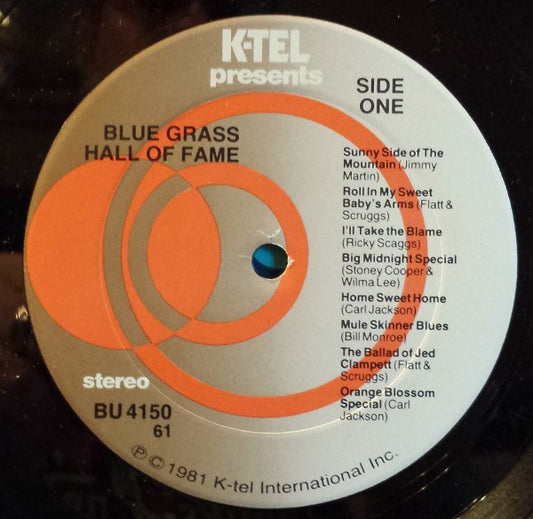 Various : Blue Grass Hall Of Fame (LP, Comp)