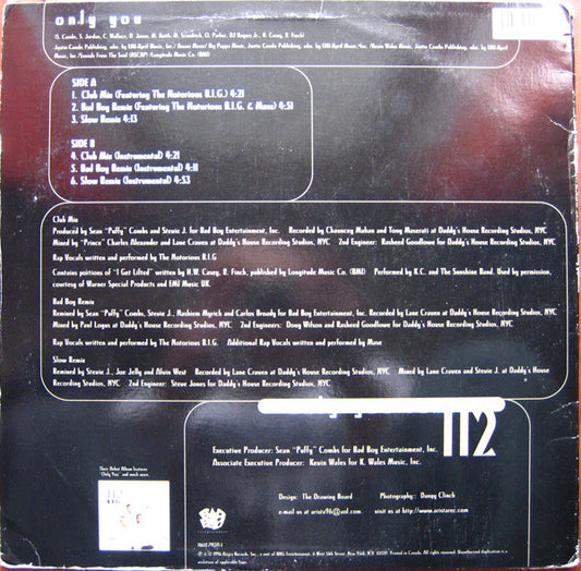 112 : Only You (Remix) (12")