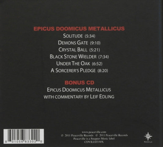 Candlemass : Epicus Doomicus Metallicus (CD, Album, RE + CD + RM, Dig)