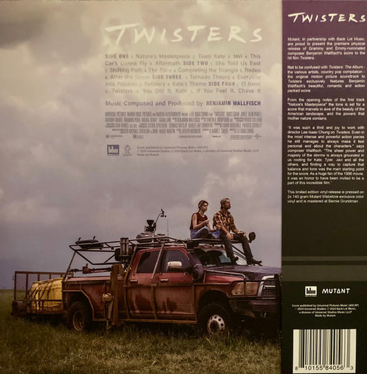 Benjamin Wallfisch : Twisters (Original Motion Picture Soundtrack) (2xLP, Album, Ltd, Cle)