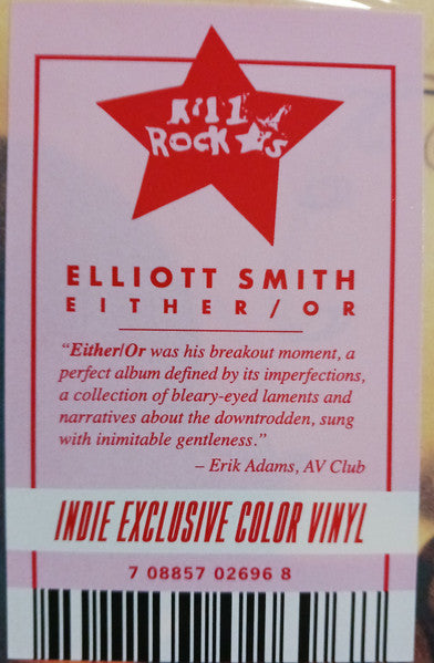 Elliott Smith : Either / Or (LP, Album, Ltd, RE, Red)
