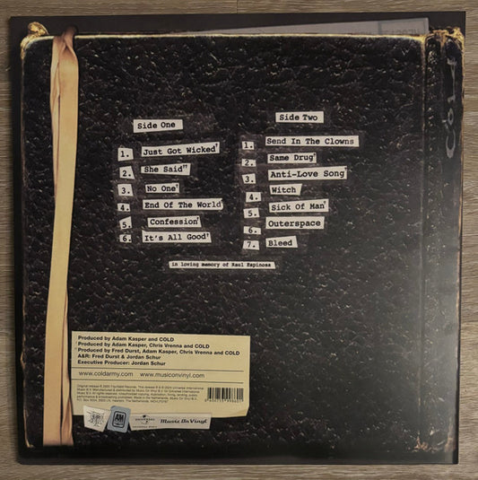 Cold (4) : 13 Ways To Bleed On Stage (LP, Album, RE)