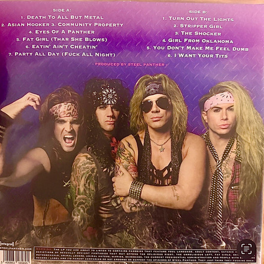 Steel Panther : Feel The Steel (LP, Album, Ltd, S/Edition, Pur)