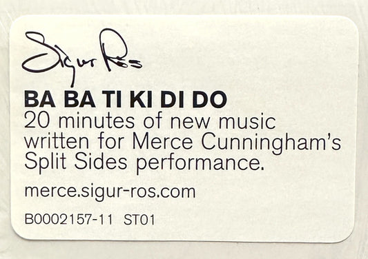 Sigur Rós : Ba Ba Ti Ki Di Do (12", S/Sided, Etch)