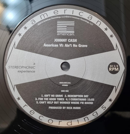 Johnny Cash : American VI: Ain't No Grave (LP, Album, RE, RP, 180)