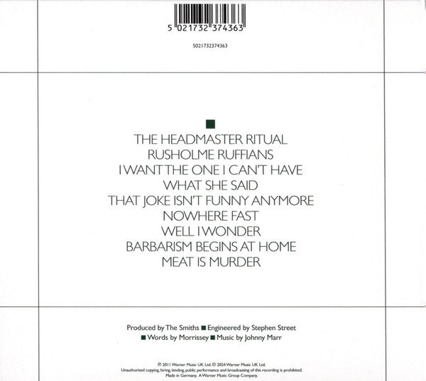 The Smiths : Meat Is Murder (CD, Album, RE, RM)