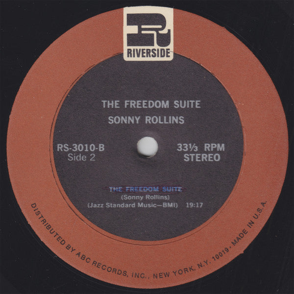 Sonny Rollins : The Freedom Suite (LP, Album, RE, RM)