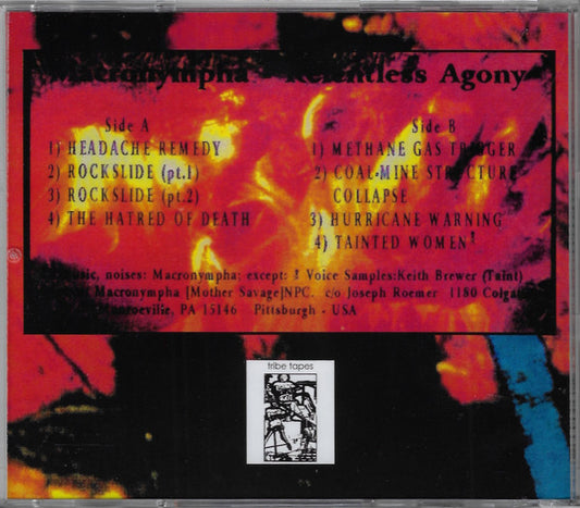 Macronympha : Relentless Agony (CD, RE, RM)