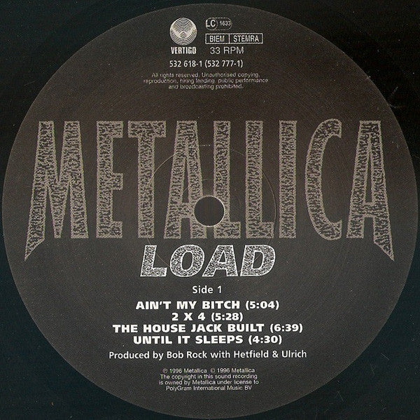 Metallica : Load (2xLP, Album)