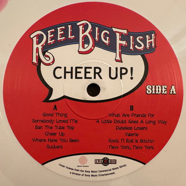 Reel Big Fish : Cheer Up! (LP, Pin + LP, Yel + Album, Dlx, Ltd, RE, RM)