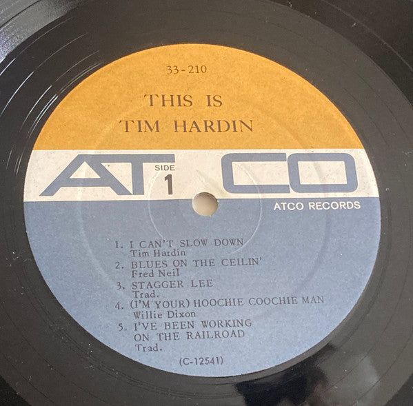 Tim Hardin : This Is Tim Hardin (LP, Album, Mono)