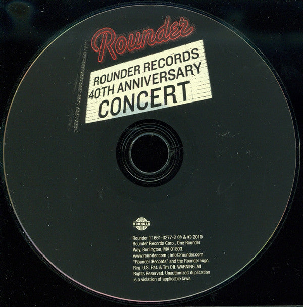 Various : Rounder Records 40th Anniversary Concert (CD, Album)