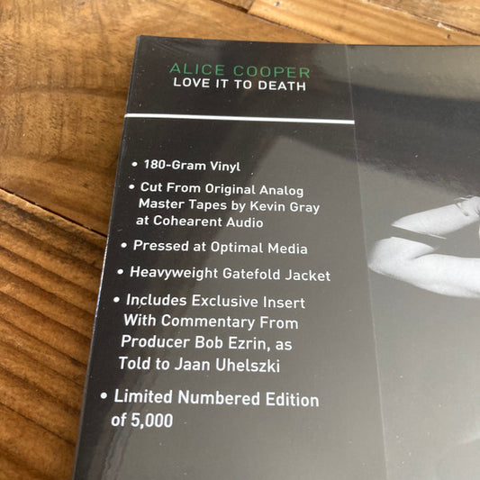 Alice Cooper : Love It To Death (LP, Album, Ltd, Num, RE, 180)