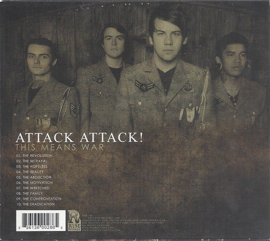 Attack Attack! : This Means War (CD, Album, Sli)