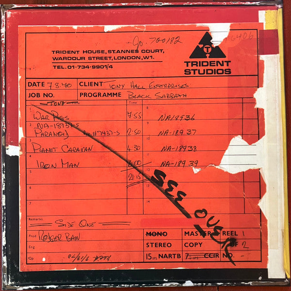 Black Sabbath : Paranoid (LP, Album, Ltd, RE, 180)