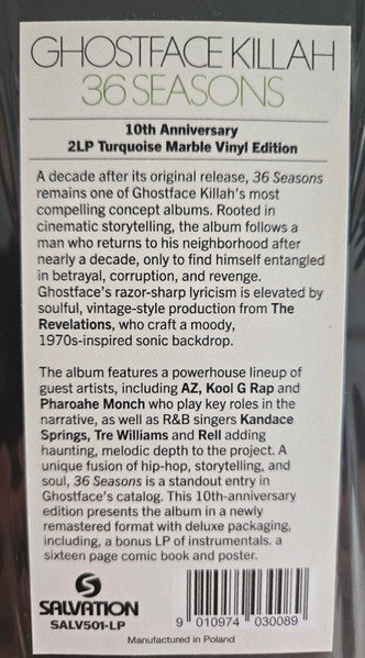 Ghostface Killah : 36 Seasons (2xLP, Album, Dlx, RE, RM, 10t)