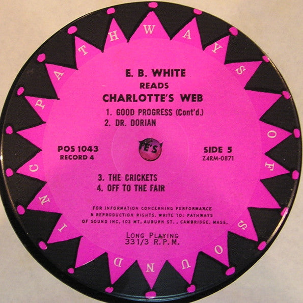 E. B. White* : E.B. White Reads Charlotte's Web (4xLP, Album + Box)