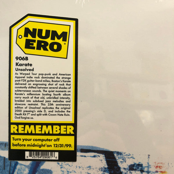 Karate : Unsolved (2xLP, 180)