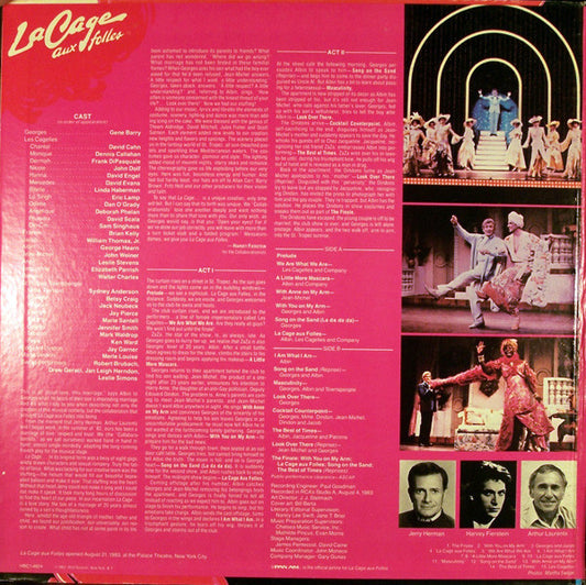 Jerry Herman : La Cage Aux Folles (The Broadway Musical) (LP, Album, Gat)