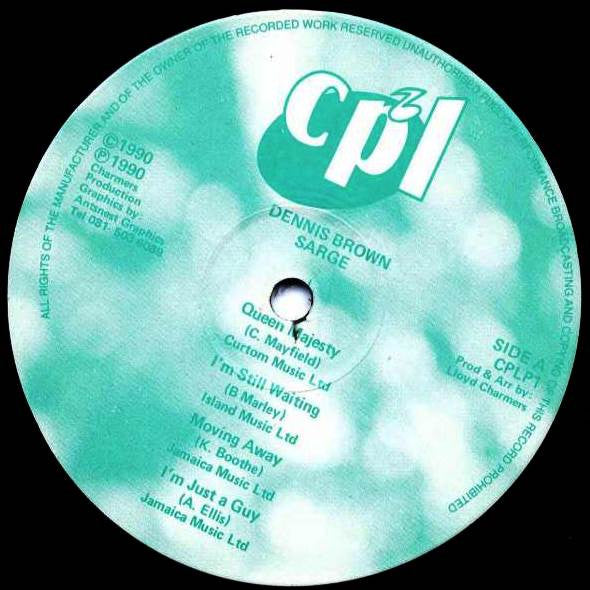 Dennis Brown : Sarge (LP, Album)