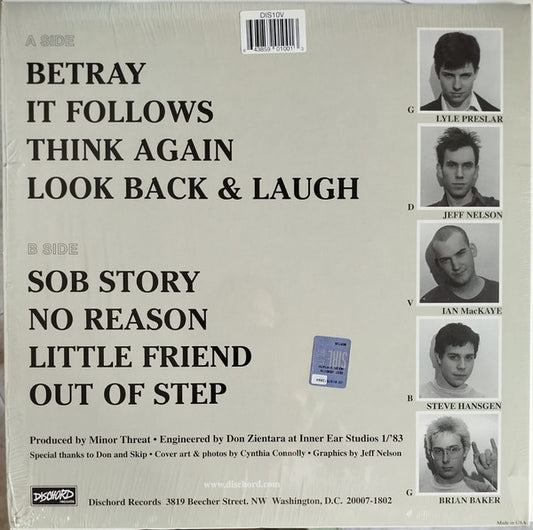 Minor Threat : Out Of Step (12", EP, RE, RM)