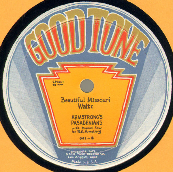 Good Tone Banjo Boys / Armstrong's Pasadenians : Ducks Yas Yas / Beautiful Missouri Waltz (10")