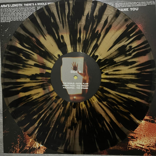 Arm's Length (4) : There’s A Whole World Out There (LP, Album, Bee)