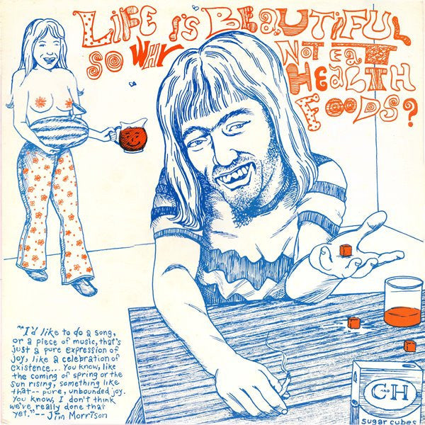 Various : Life Is Beautiful So Why Not Eat Health Foods? (LP, Comp, Ltd, RE, RM, Whi)