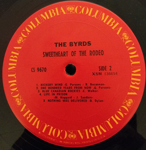 The Byrds : Sweetheart Of The Rodeo (LP, Album, RE, RP, San)