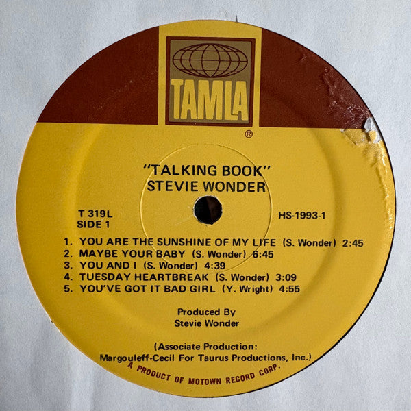 Stevie Wonder : Talking Book (LP, Album, RE, Gat)