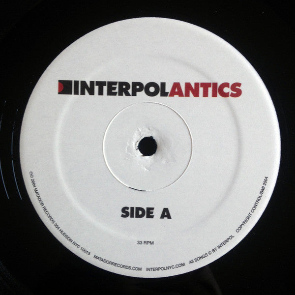 Interpol : Antics (LP, Album, RE, 120)