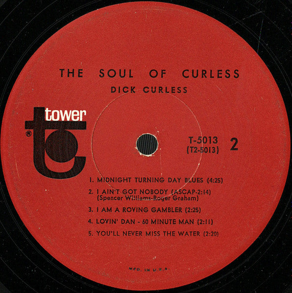 Dick Curless : The Soul Of Dick Curless (LP, Album, Mono)