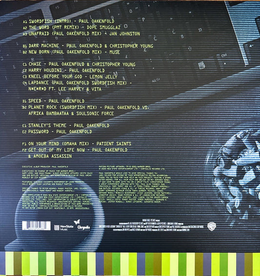 Paul Oakenfold : Swordfish << The Album >> (LP, Gre + LP, Eme + LP, Neo + Album, RE, RM)