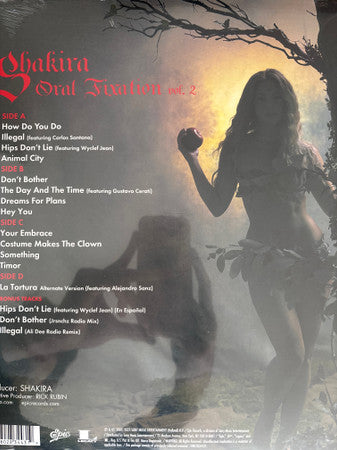 Shakira : Oral Fixation Vol. 2 (2xLP, Album, RE, S/Edition, Gat)
