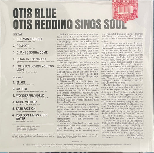 Otis Redding : Otis Blue/Otis Redding Sings Soul (LP, Album, Mono, RE, 180)