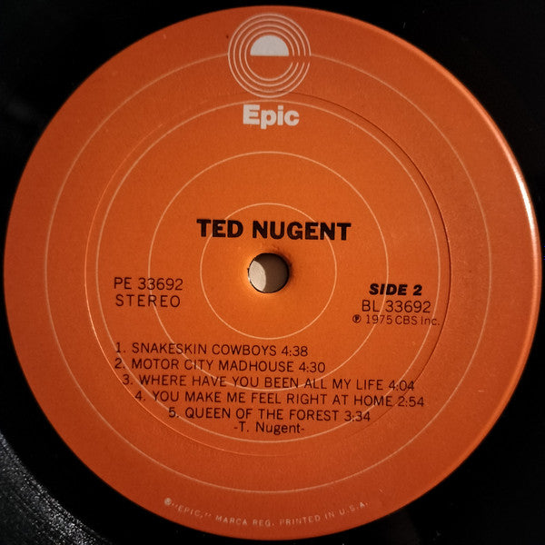 Ted Nugent : Ted Nugent (LP, Album)
