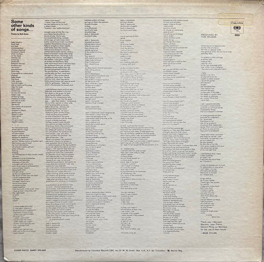 Bob Dylan : Another Side Of Bob Dylan (LP, Album, RE, Car)