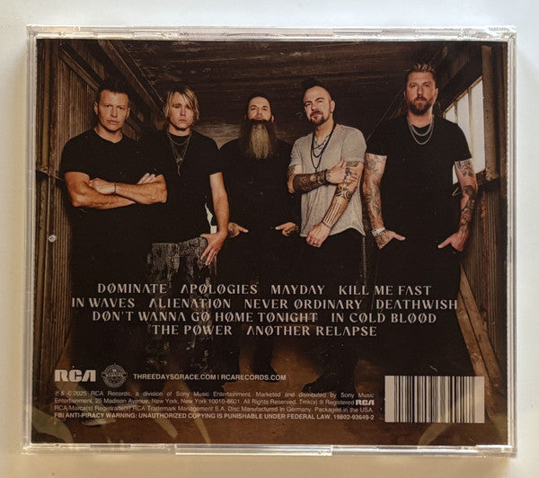 Three Days Grace : Alienation (CD, Album)