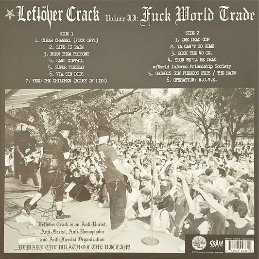 Leftöver Crack : Fuck World Trade (LP, Album, RE, Cle)