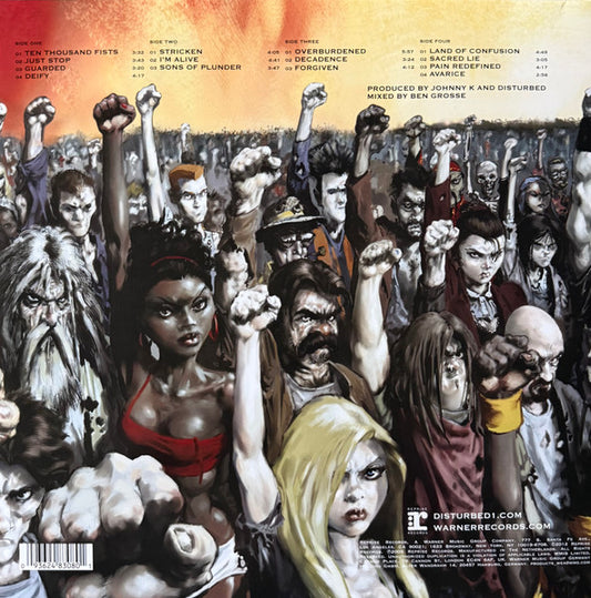 Disturbed : Ten Thousand Fists (2xLP, Album, RE, Yel)