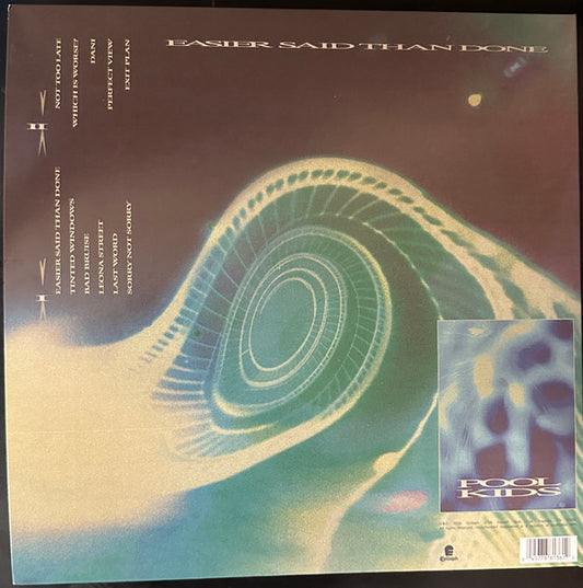 Pool Kids : Easier Said Than Done (LP, Album, Ltd)