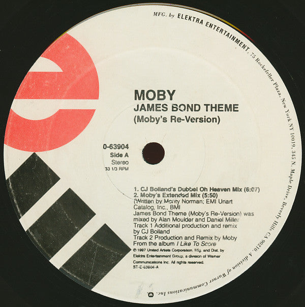 Moby : James Bond Theme (Moby's Re-Version) (12")