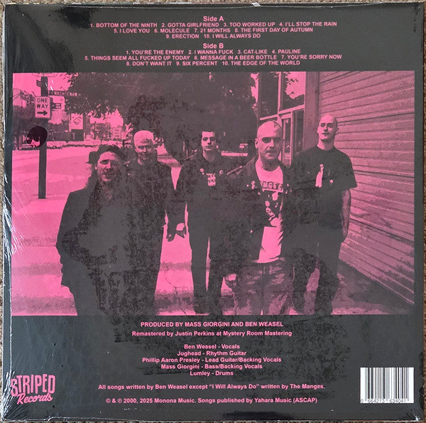Screeching Weasel : Teen Punks In Heat (LP, Album, RE, RM, Pin)