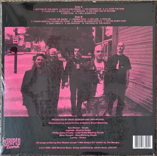 Screeching Weasel : Teen Punks In Heat (LP, Album, RE, RM, Pin)