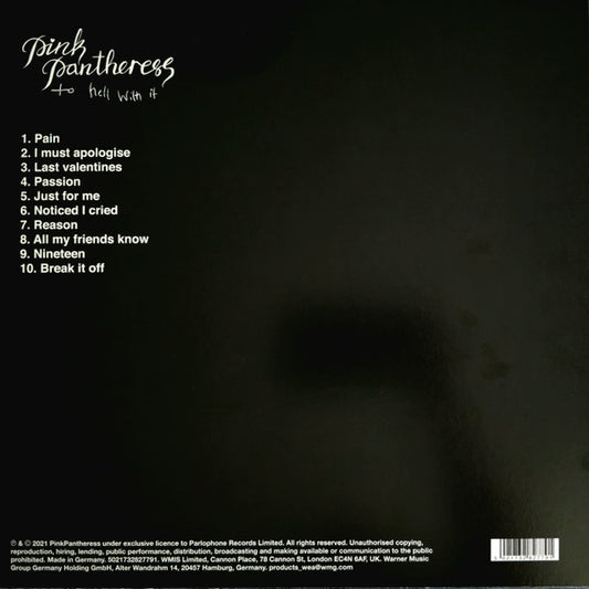 PinkPantheress : To Hell With It (12", Ltd, Mixtape, RE, Exc)