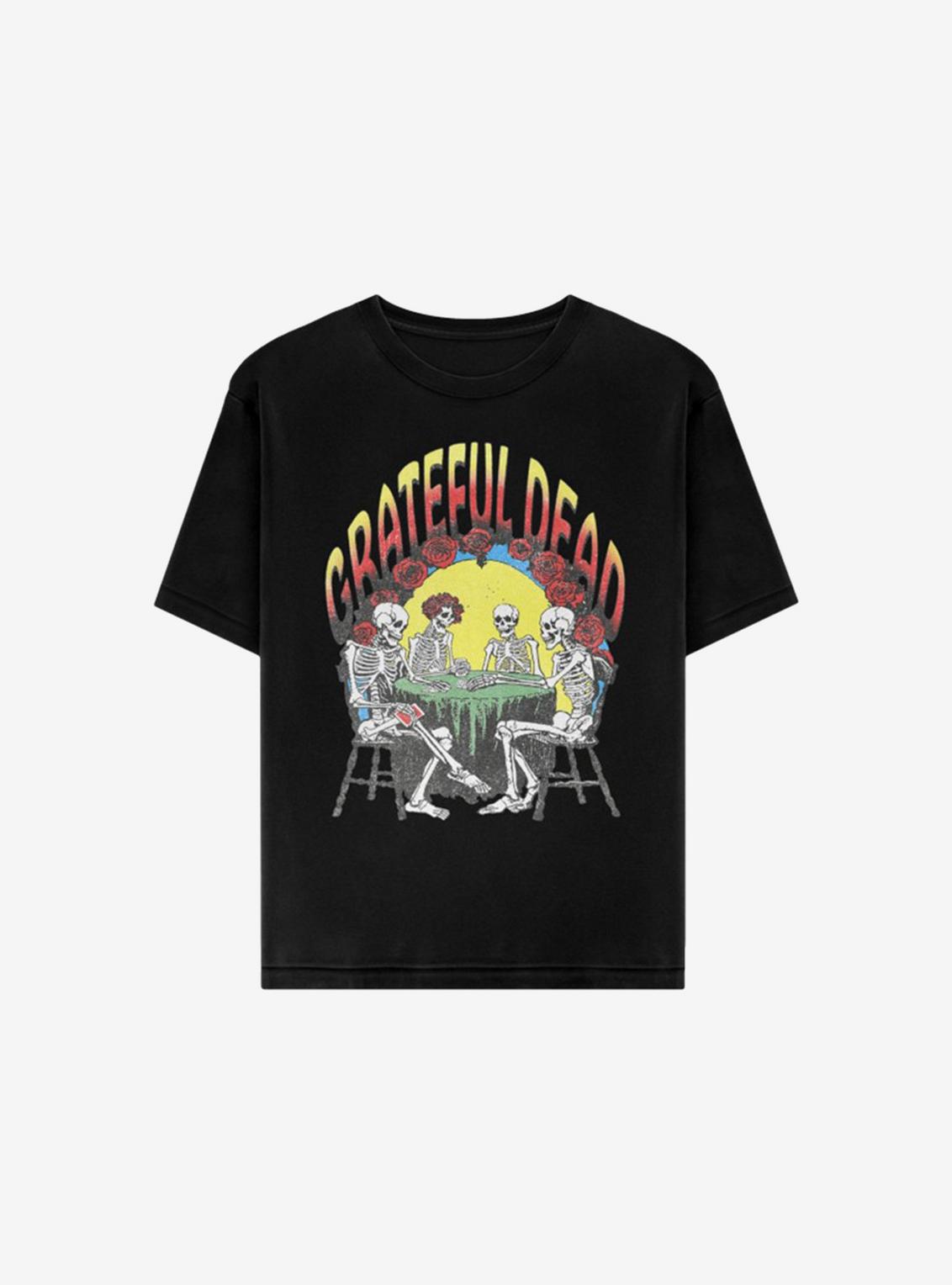Grateful Dead Skeleton Card Game T-Shirt
