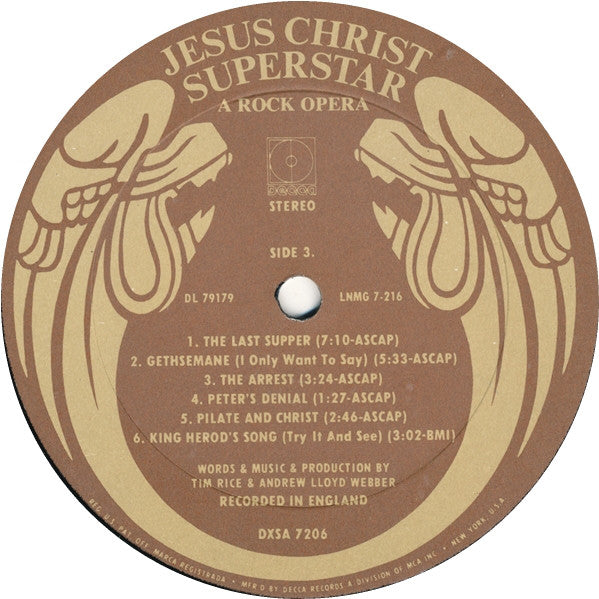 Andrew Lloyd Webber And Tim Rice : Jesus Christ Superstar (2xLP, Album, RP, All)
